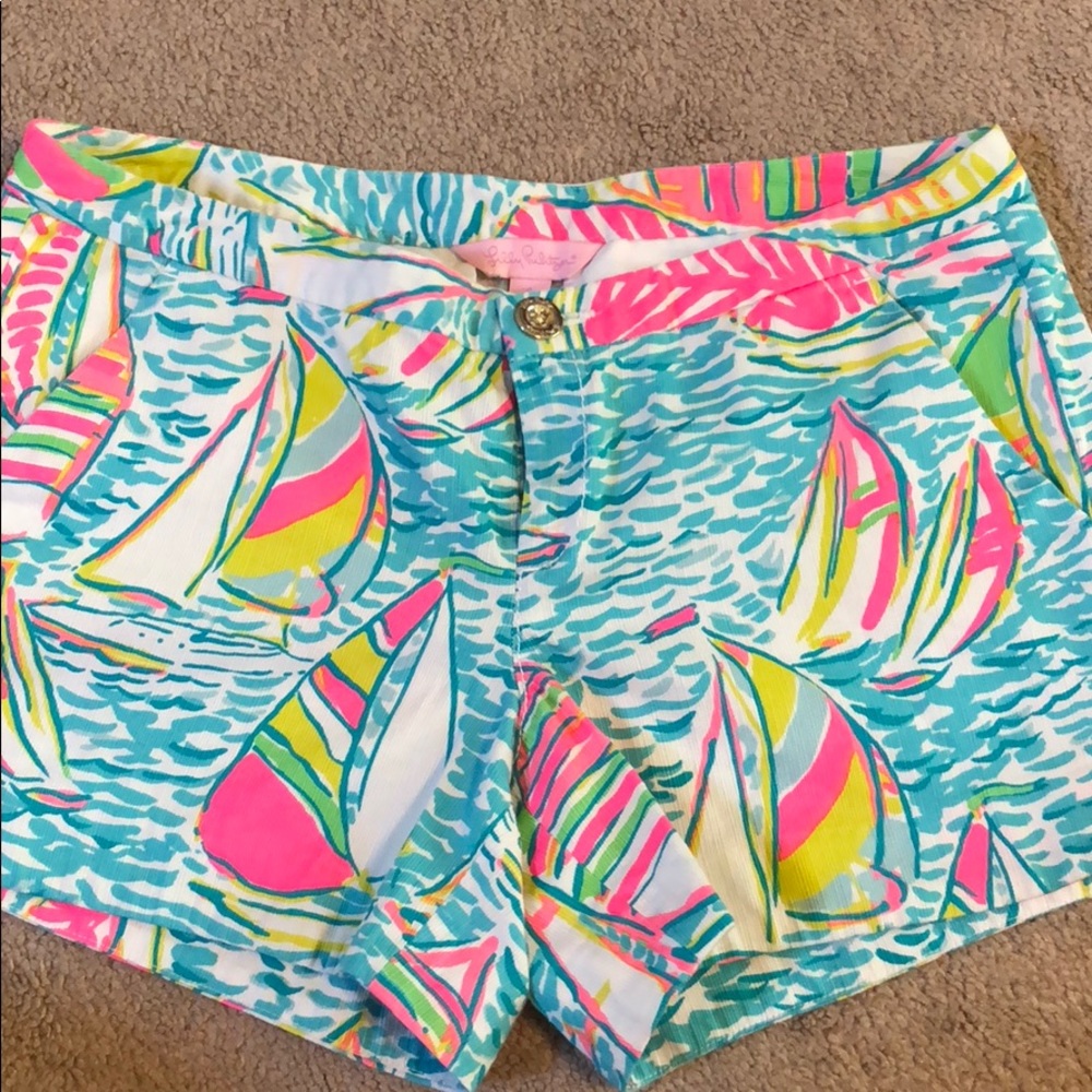 Lilly Pulitzer “you gotta regatta” Adie short